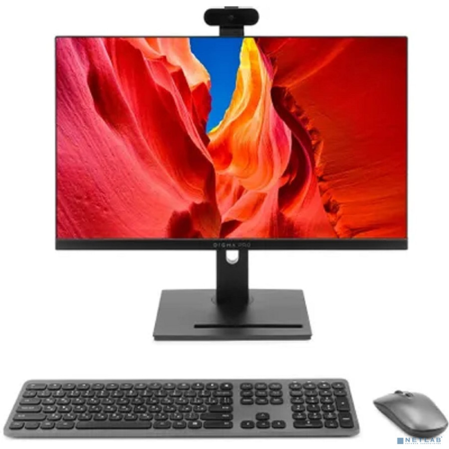 Digma Pro Vision 23.8" Full HD Ryzen 3 5425U/8Gb/SSD256Gb RGr/CR/W11Pro/kb/m/черный 1920x10