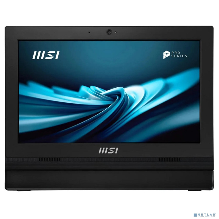 Моноблок MSI Pro AP162T ADL-016XRU 15.6" Full HD Touch N100 (0.8) 8Gb SSD512Gb UHDG CR без ОС 2xGbitEth WiFi BT 65W клавиатура мышь Cam черный 1920x10