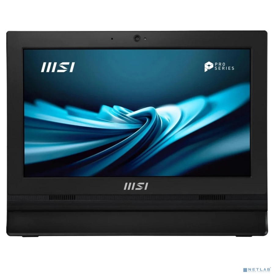 Моноблок MSI Pro AP162T ADL-013RU 15.6" Full HD Touch N100 (0.8) 4Gb SSD128Gb UHDG CR Windows 11 Pro 2xGbitEth WiFi BT 65W клавиатура мышь Cam черный