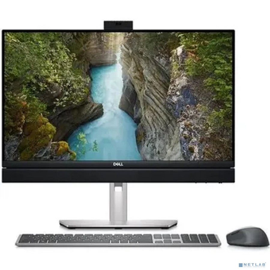 Dell Optiplex 7420 23.8" Full HD i7 14700 (2.1) 16Gb SSD512Gb UHDG 770 CR Windows 11 Pro GbitEth WiFi BT 160W клавиатура мышь Cam черный 1920x1080